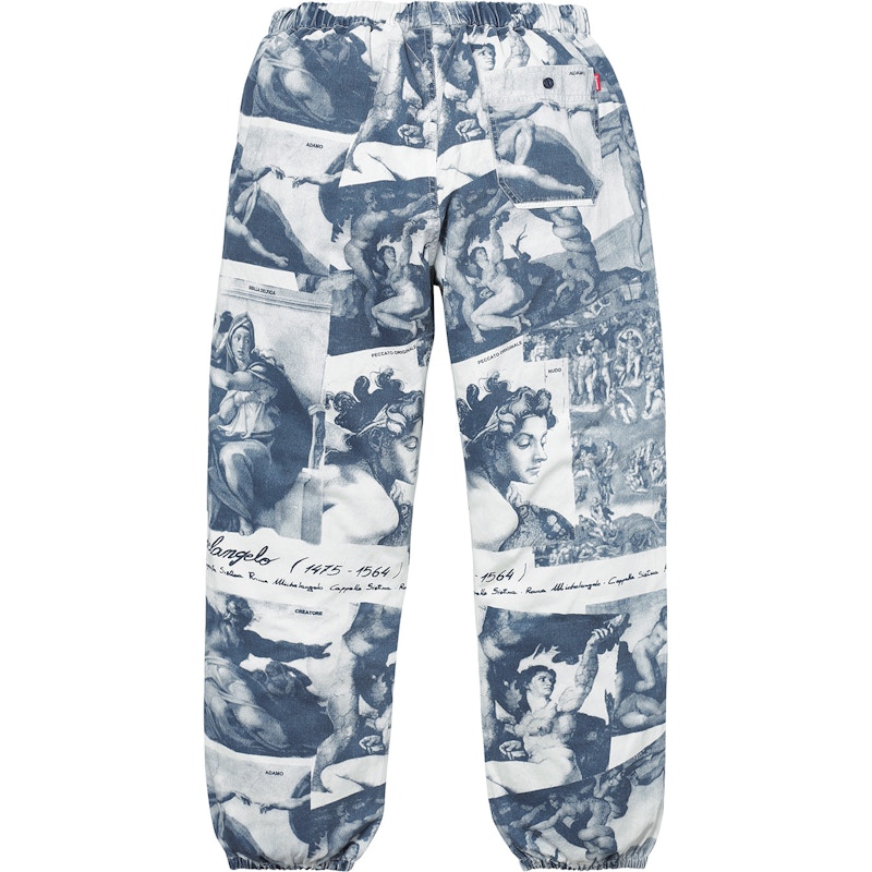 Supreme Michelangelo Pant Navy Men's - FW17 - GB