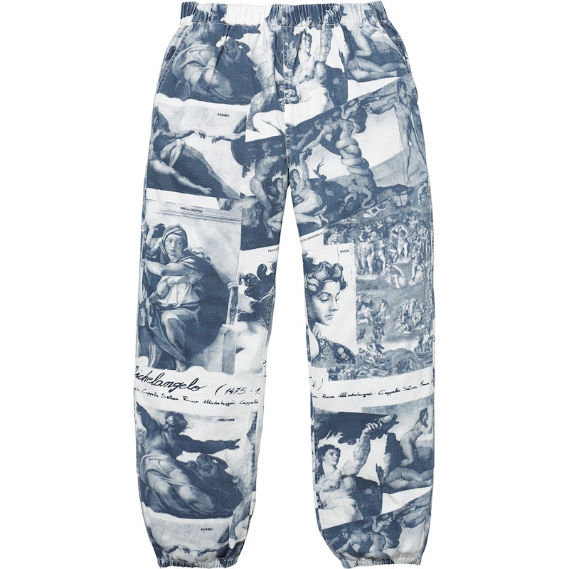 Supreme Michelangelo Pant Navy Men's - FW17 - US