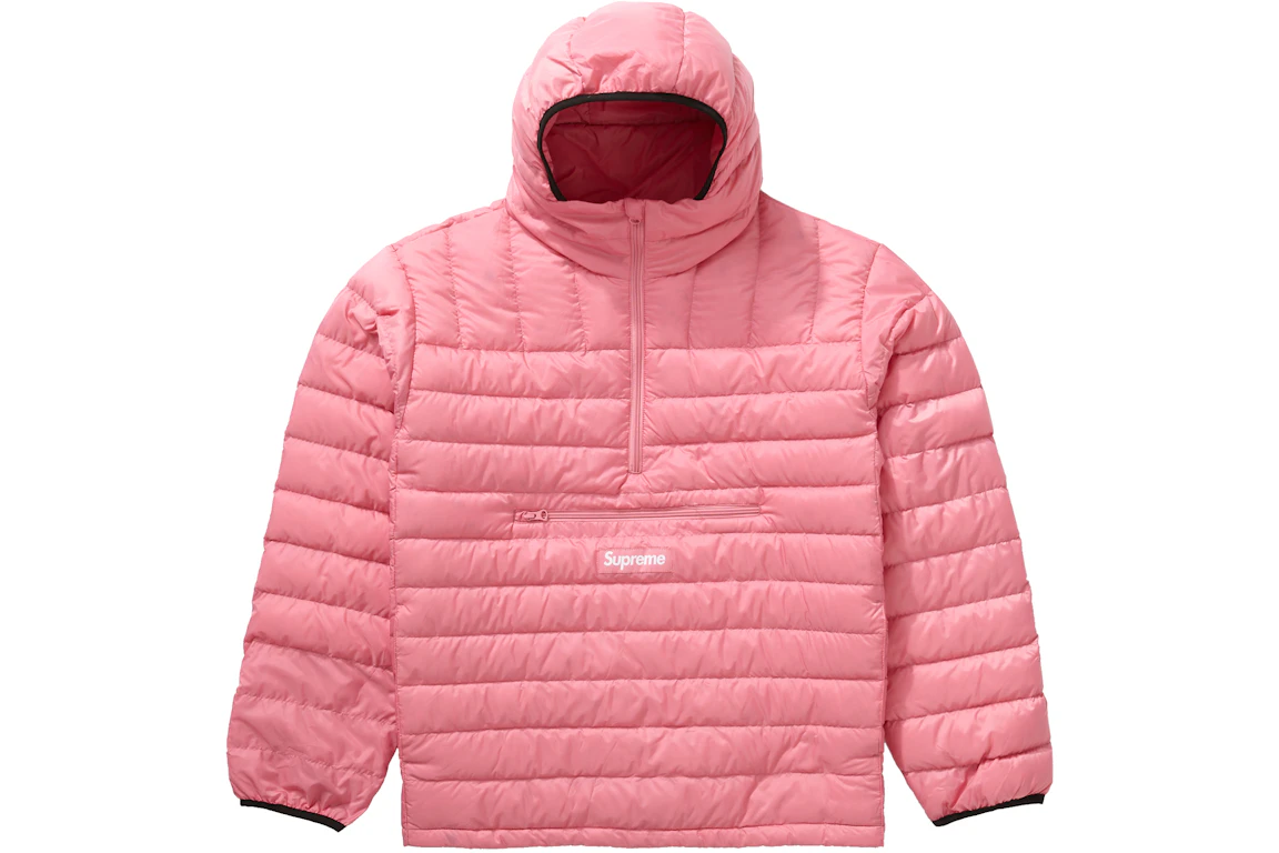 Supreme Micro Down Half Zip Hooded Pullover (FW21) Pink