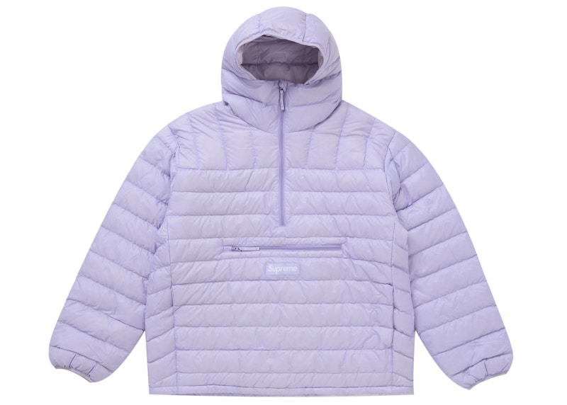 Supreme Micro Down Half Zip Hooded Pullover (FW24) Lilac メンズ - FW24 - JP