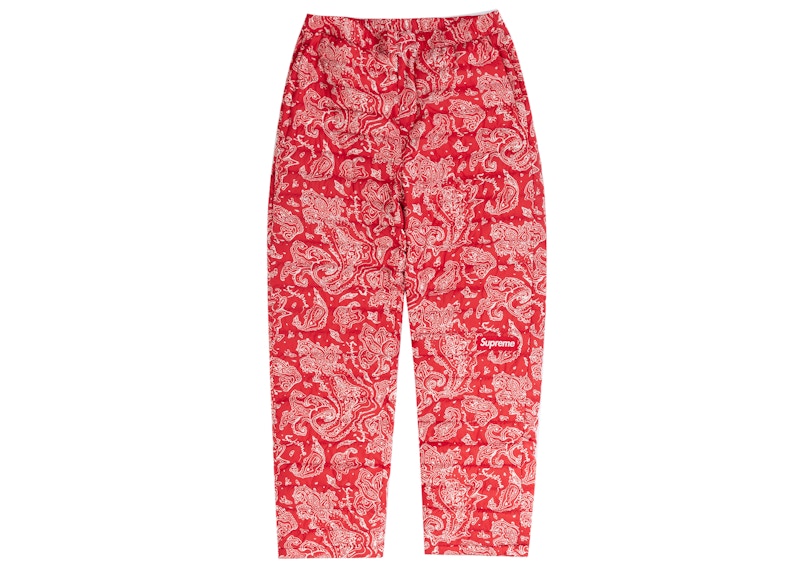 Supreme Micro Down Pant (FW22) Red Paisley - FW22 Men's - US