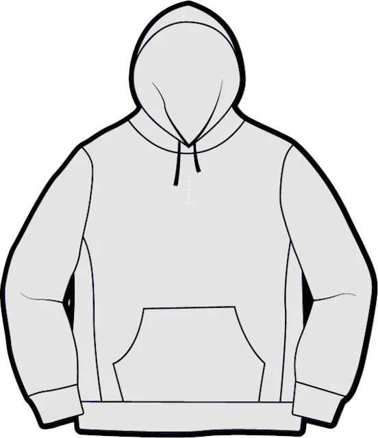 Supreme Micro Logo Hooded Sweatshirt Ash Grey Men's - FW20 - GB