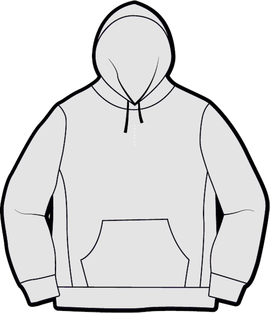 Supreme Micro Logo Hooded Sweatshirt Ash Grey Men's - FW20 - US