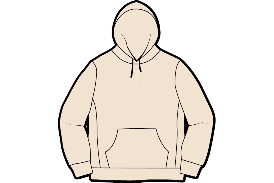 Supreme Micro Logo Hooded Sweatshirt Natural Men s FW20 US