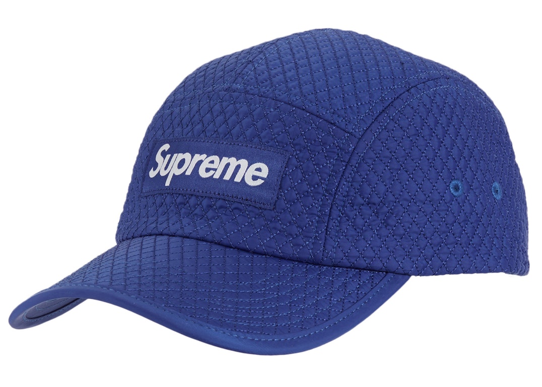 Pre-owned Supreme Micro Quilted Camp Cap Royal