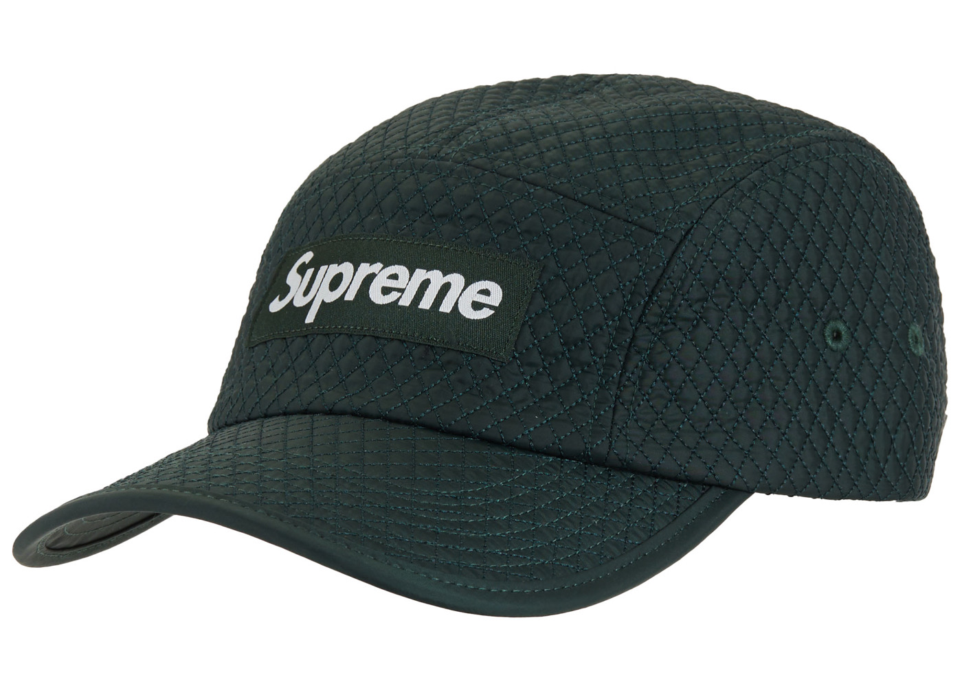Supreme Micro Quilted Camp Cap Pine - FW23 - JP