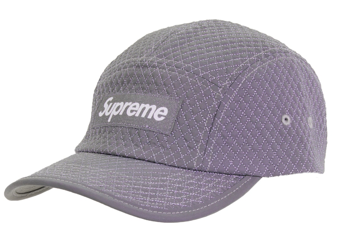 Pre-owned Supreme Micro Quilted Camp Cap Reflective