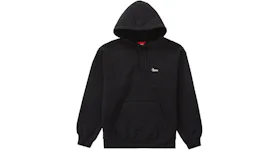 Supreme Micro Quilted Hooded Sweatshirt Black