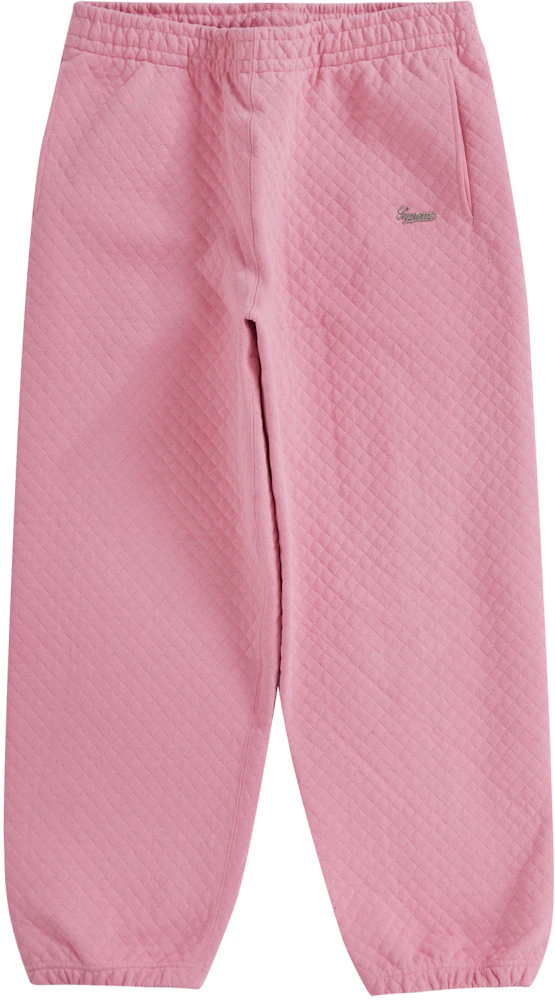 Supreme Micro Quilted Sweatpant Dusty Pink Men's - SS23 - US