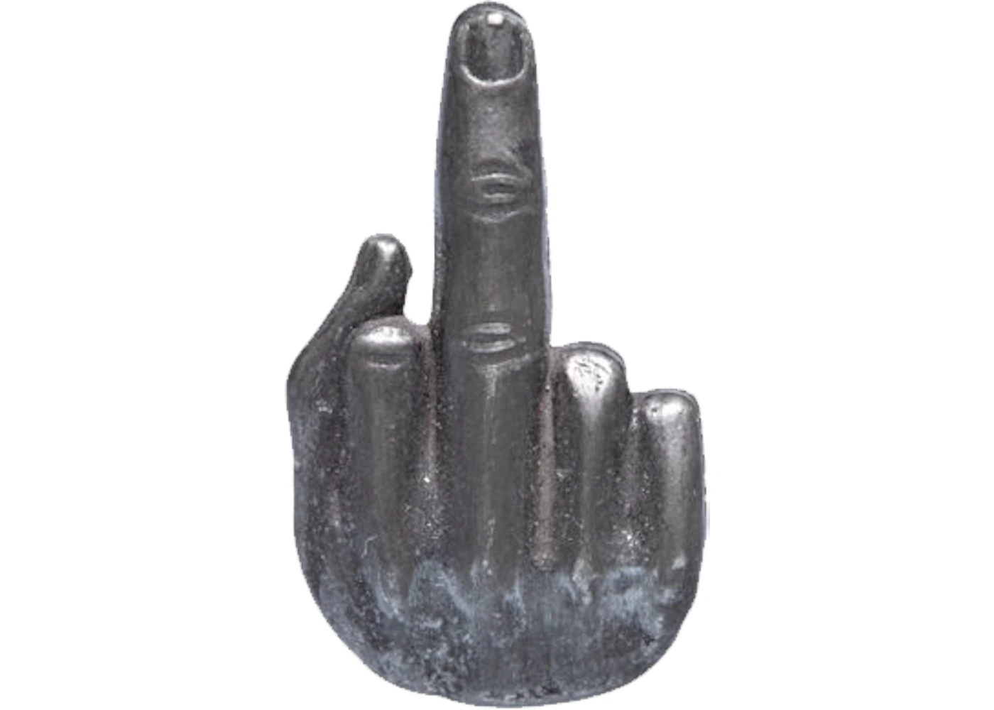 Supreme Middle Finger Pin Silver SS14 US