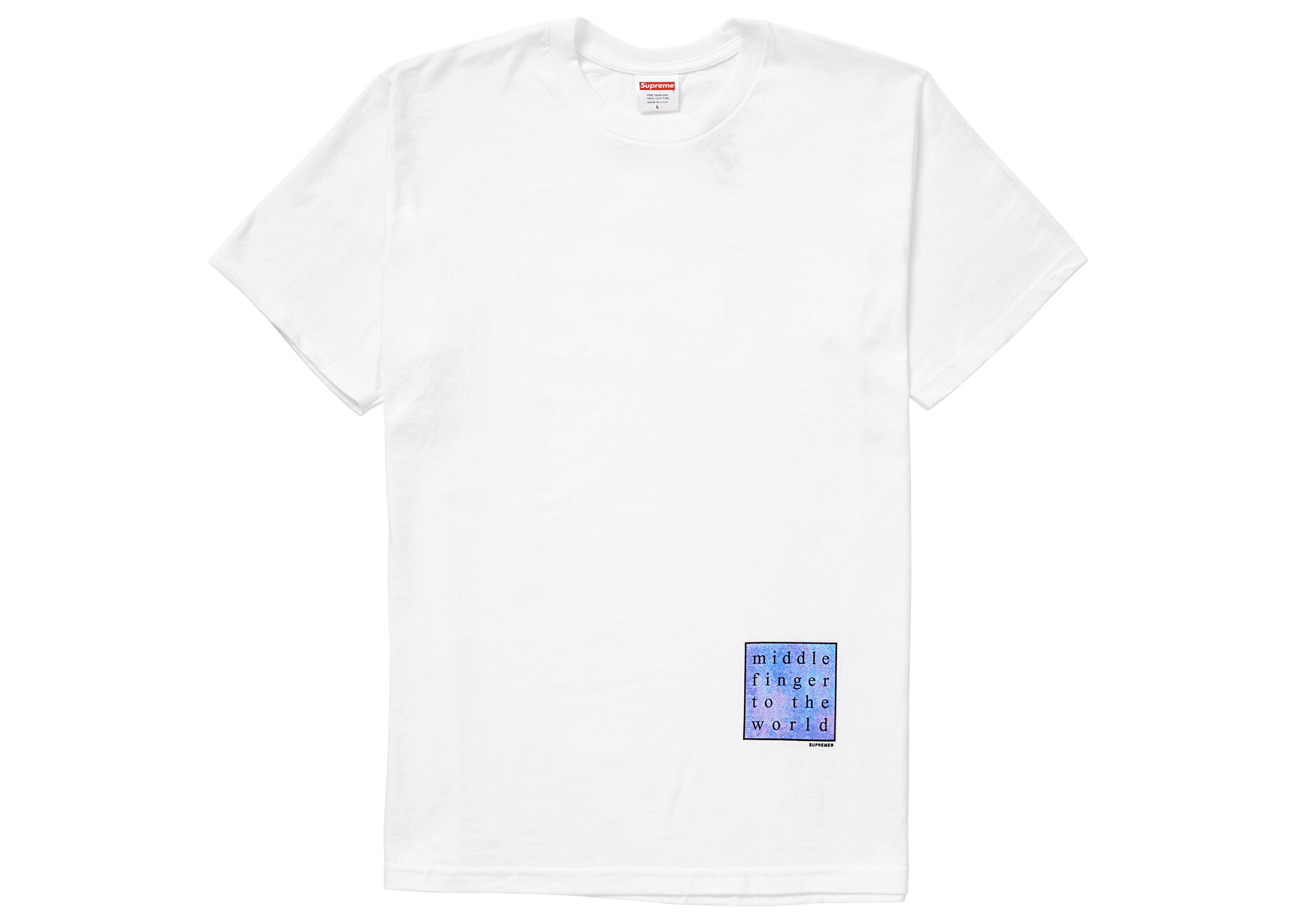 Supreme Middle Finger To The World Tee M