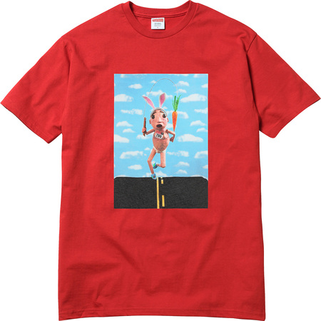 Supreme Mike Hill Runner Tee Red Men's - SS17 - US