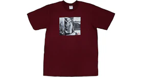 Supreme Mike Kelley Hiding From Indians Tee Burgundy