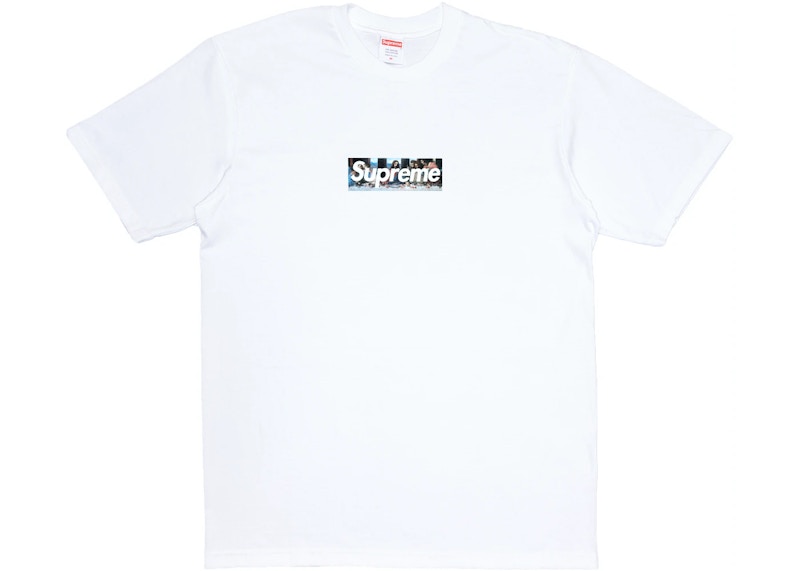 Supreme Milan Box Logo Tee White Men's - SS21 - US