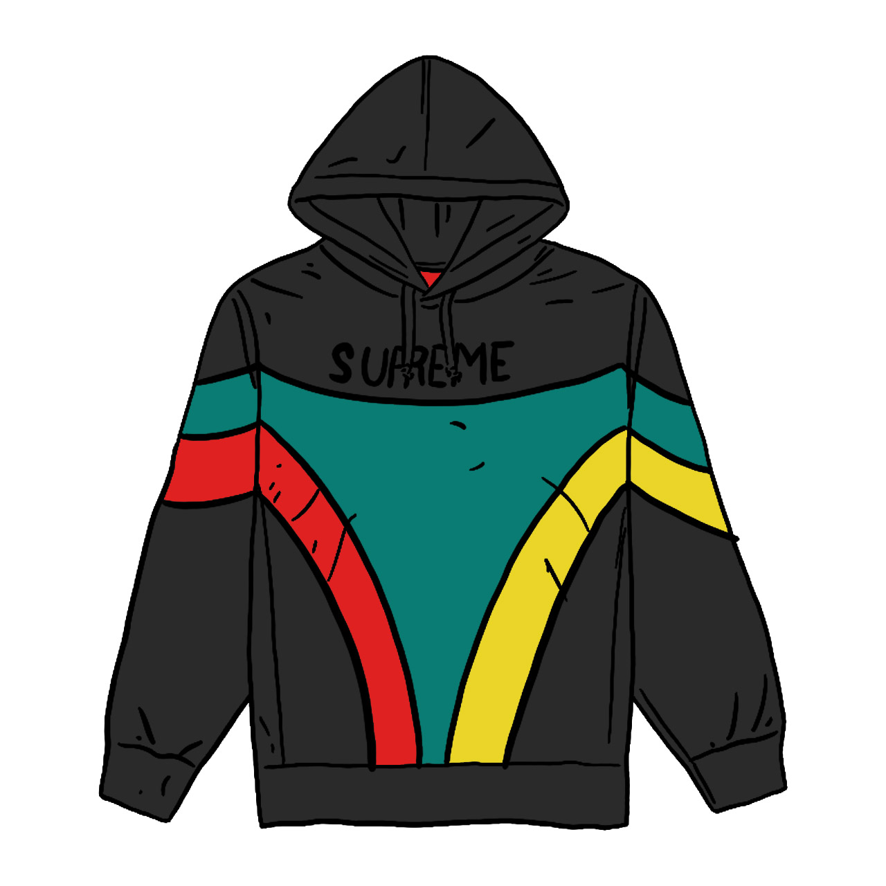 Supreme Milan Hooded Sweatshirt Black