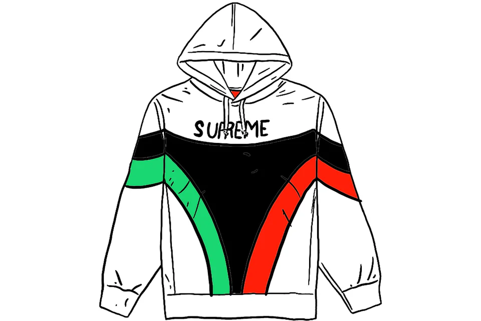 Supreme Milan Hooded Sweatshirt White