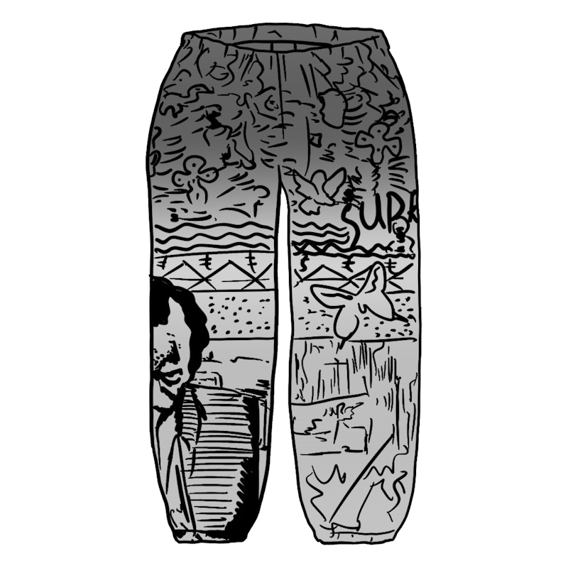 Supreme Miles Davis Skate Pant Black