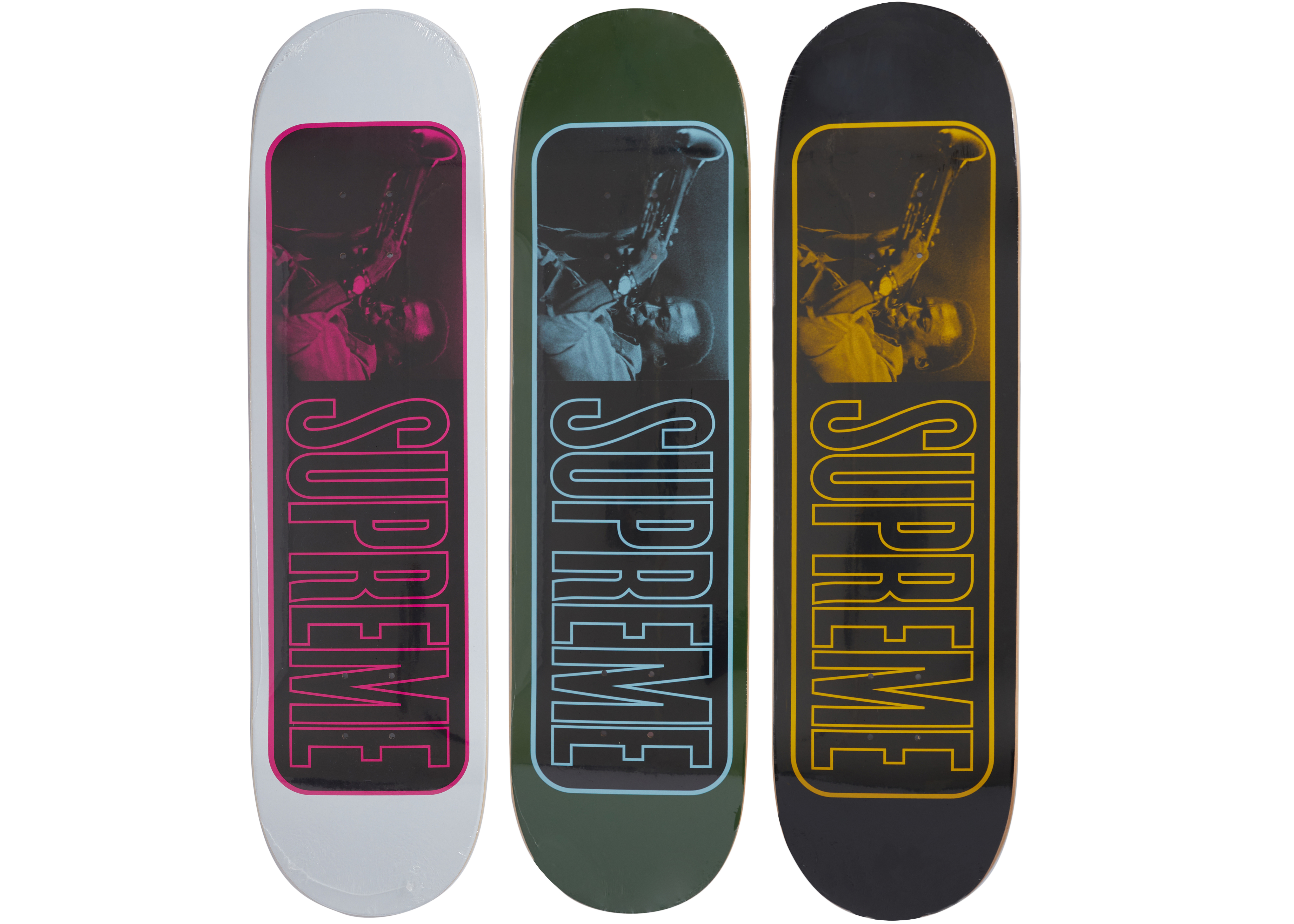 Supreme Miles Davis Skateboard Deck Set