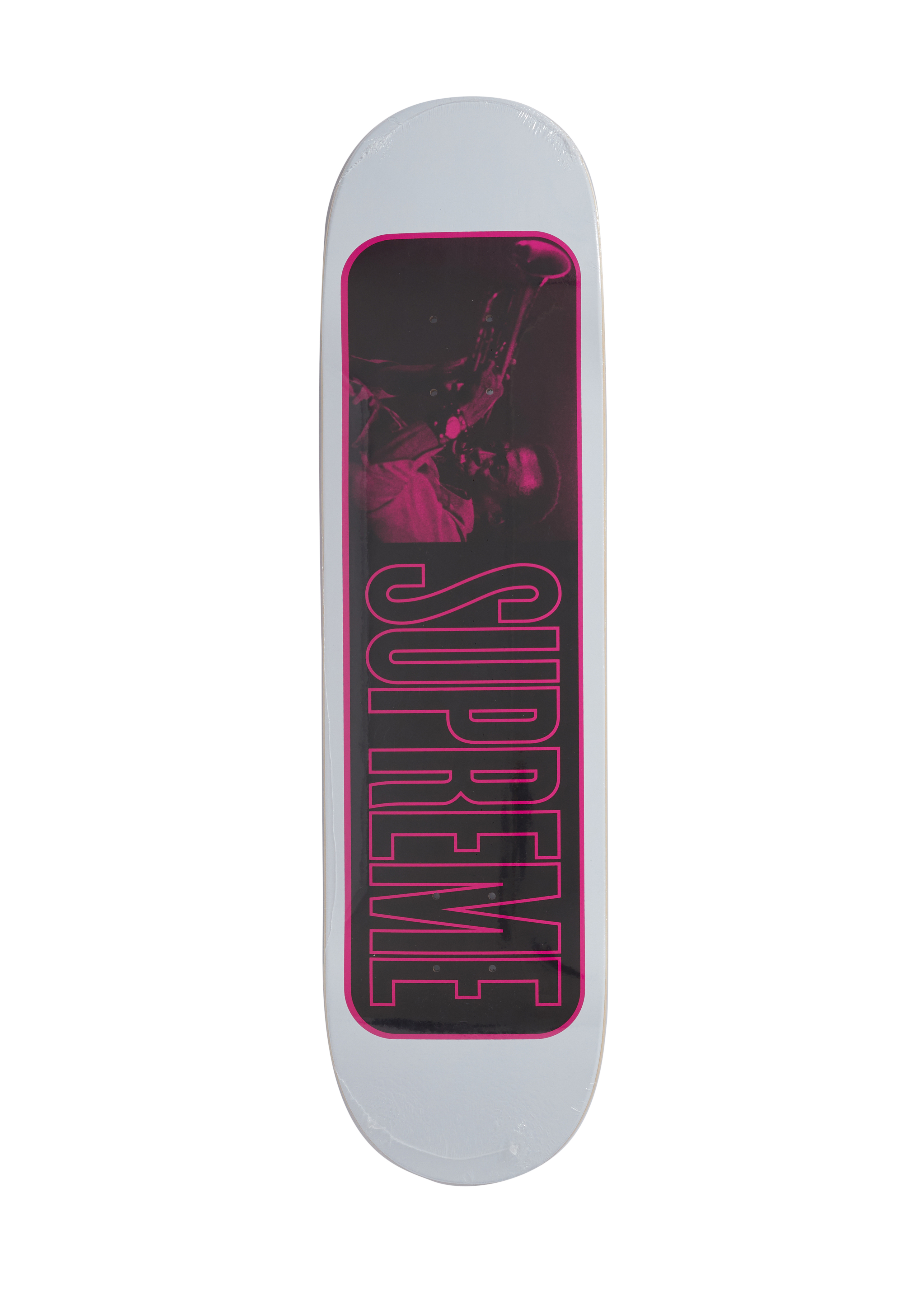 Supreme Miles Davis Skateboard Deck White