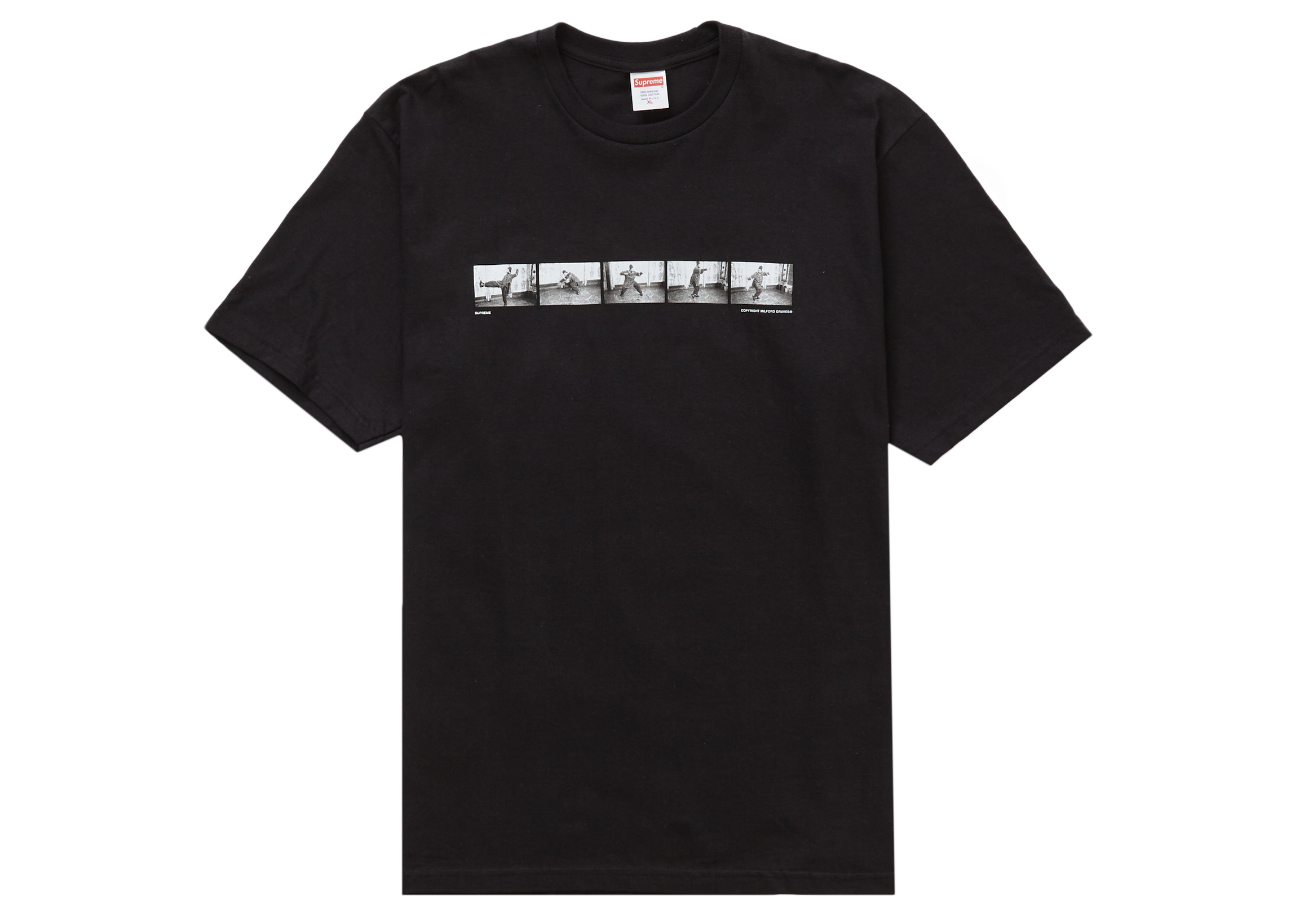 黒XL】Milford Graves Tee SUPREME - Tシャツ/カットソー(半袖/袖なし)