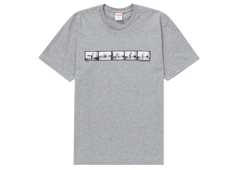 Supreme Milford Graves Tee Heather Grey Men's - FW22 - US