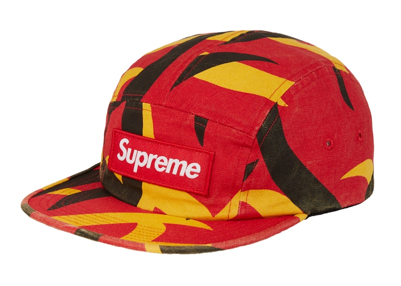 supreme red camo hat