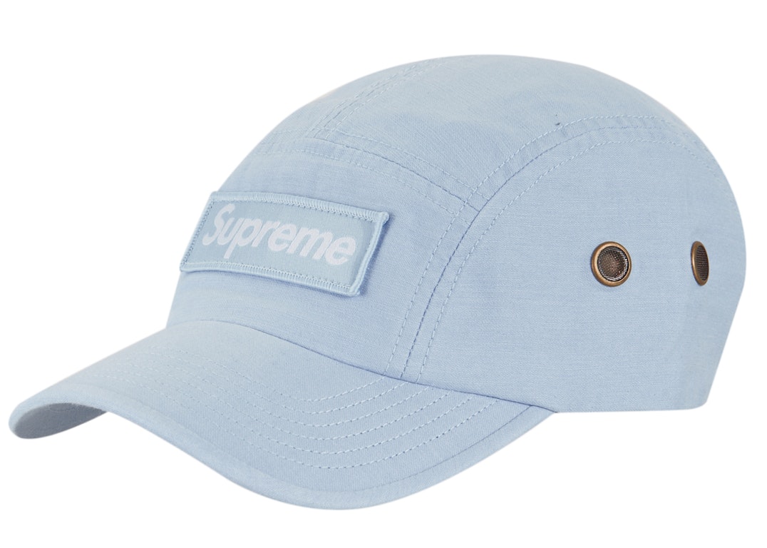Pre-owned Supreme Military Camp Cap (fw22) Light Blue