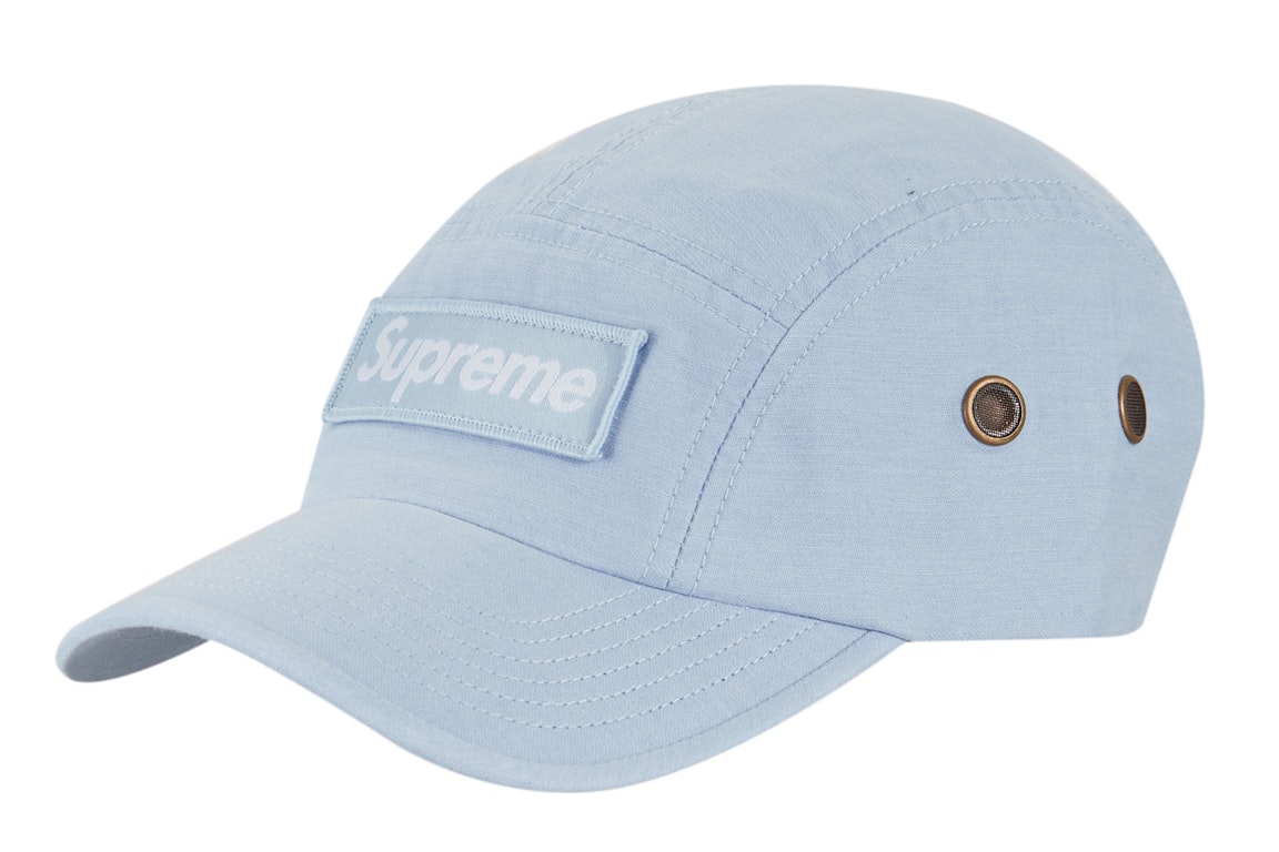 Pre-owned Supreme Military Camp Cap (fw22) Light Blue
