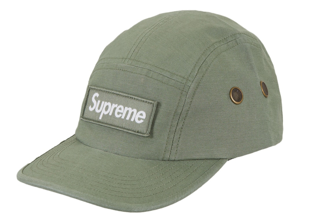 Pre-owned Supreme Military Camp Cap (fw23) Olive