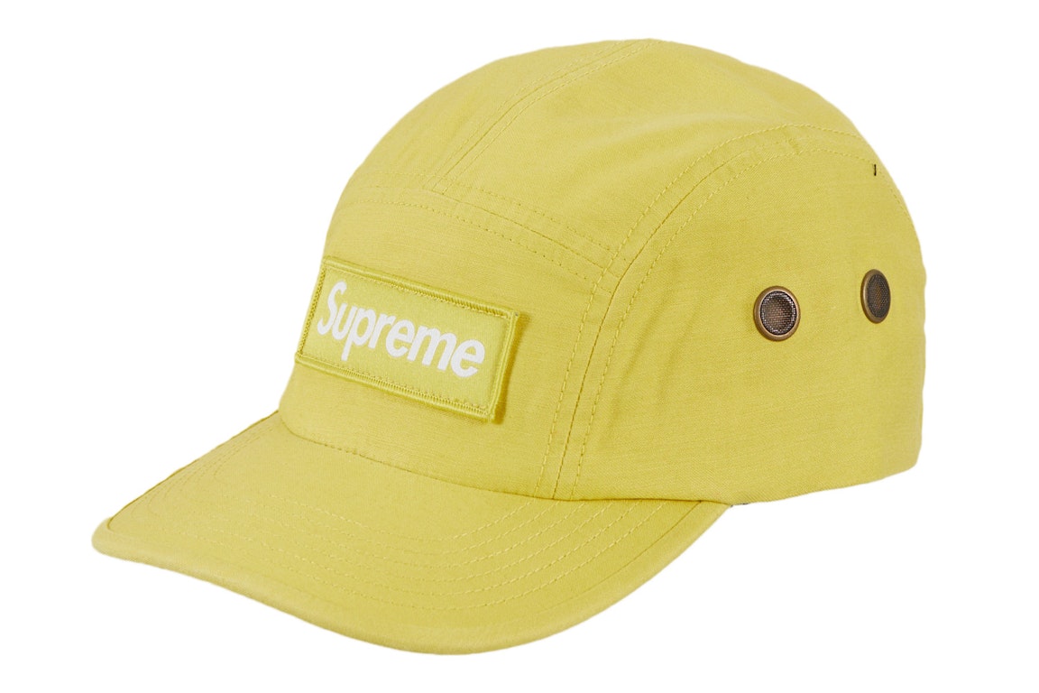 Pre-owned Supreme Military Camp Cap (fw23) Dusty Gold In Yellow