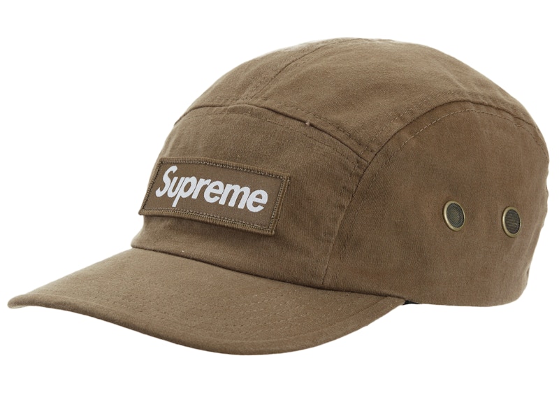 18aw Supreme Military Camp Cap Brown-www.me.com.kw