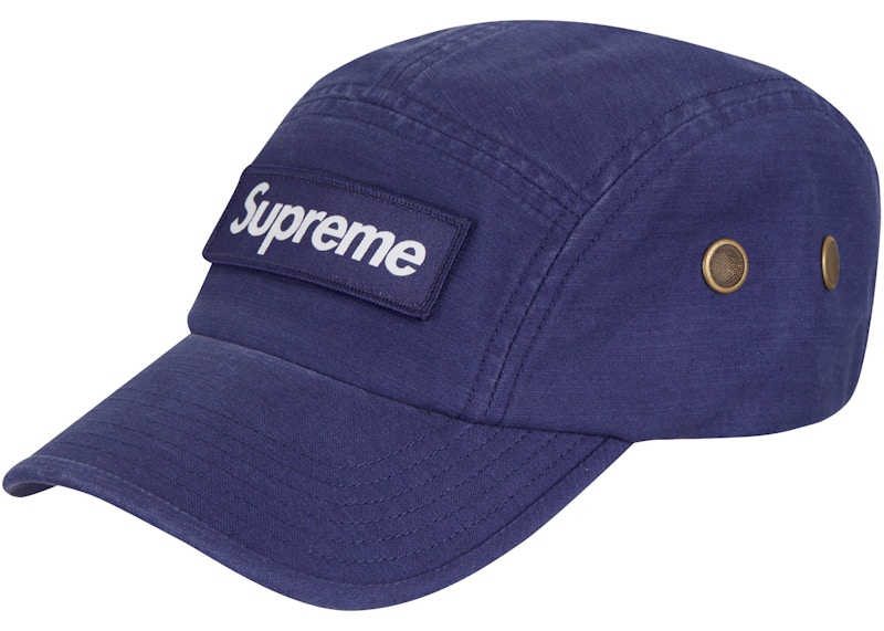 Supreme Military Camp Cap (SS23) Light Navy