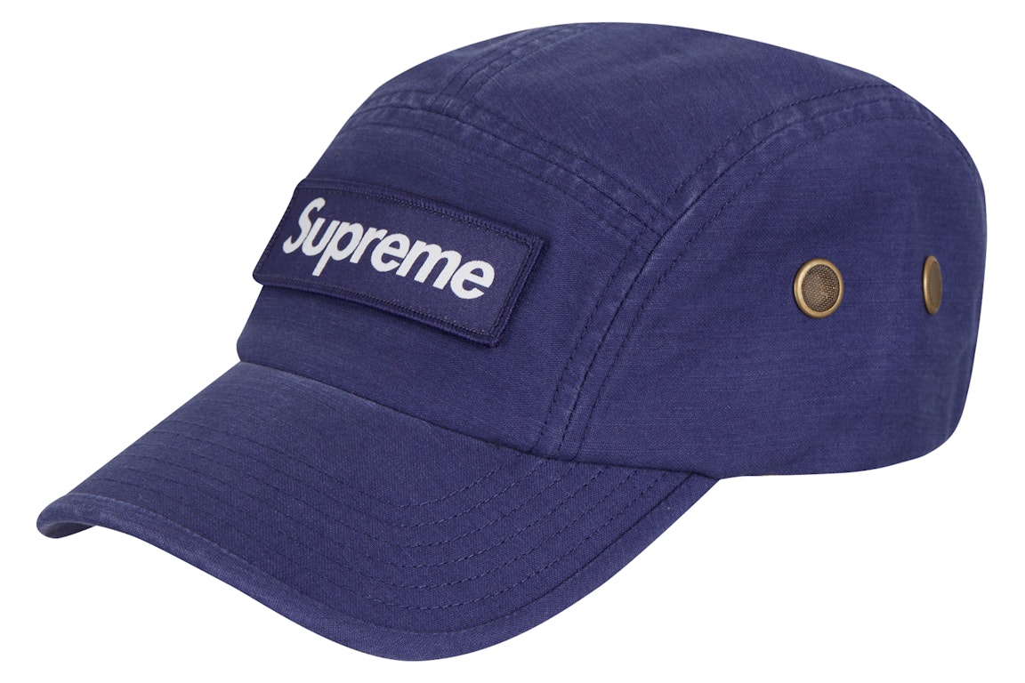 Pre-owned Supreme Military Camp Cap (ss23) Light Navy