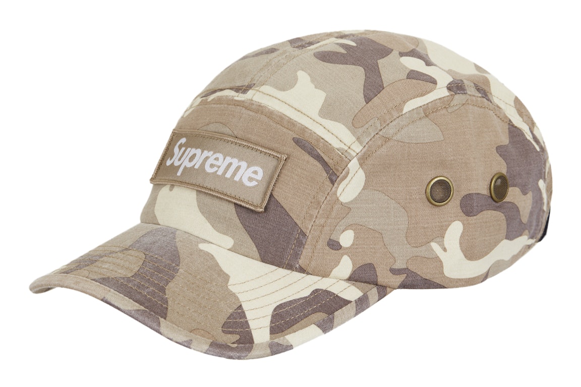 Pre-owned Supreme Military Camp Cap (ss23) Stone Camo
