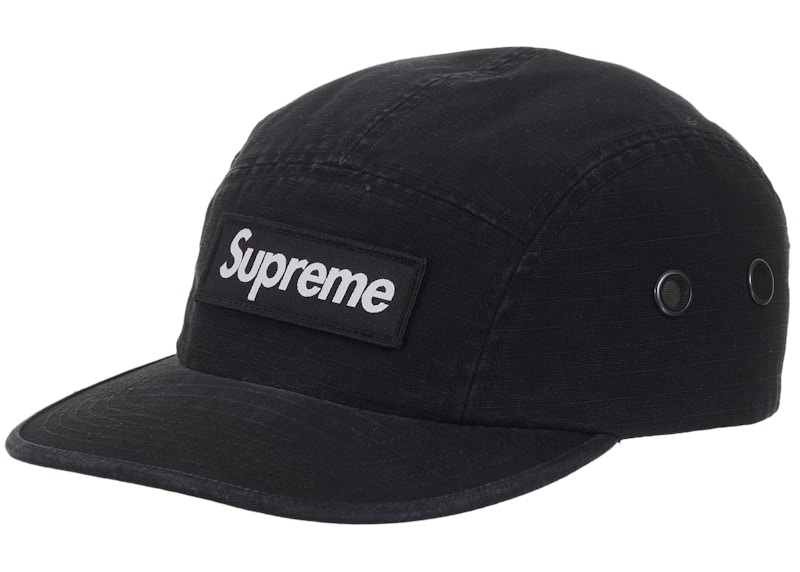 Supreme Military Camp Cap (SS26) in Black
