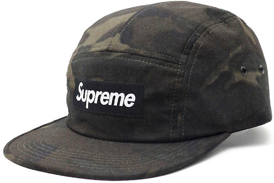 Supreme Military Painted Camp Cap Black Camo - SS15 - US