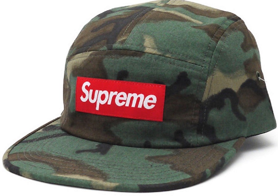 Supreme Military Painted Camp Cap Olive Camo