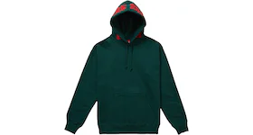 Supreme Mirrored Logo Hooded Sweatshirt (FW19) Dark Green