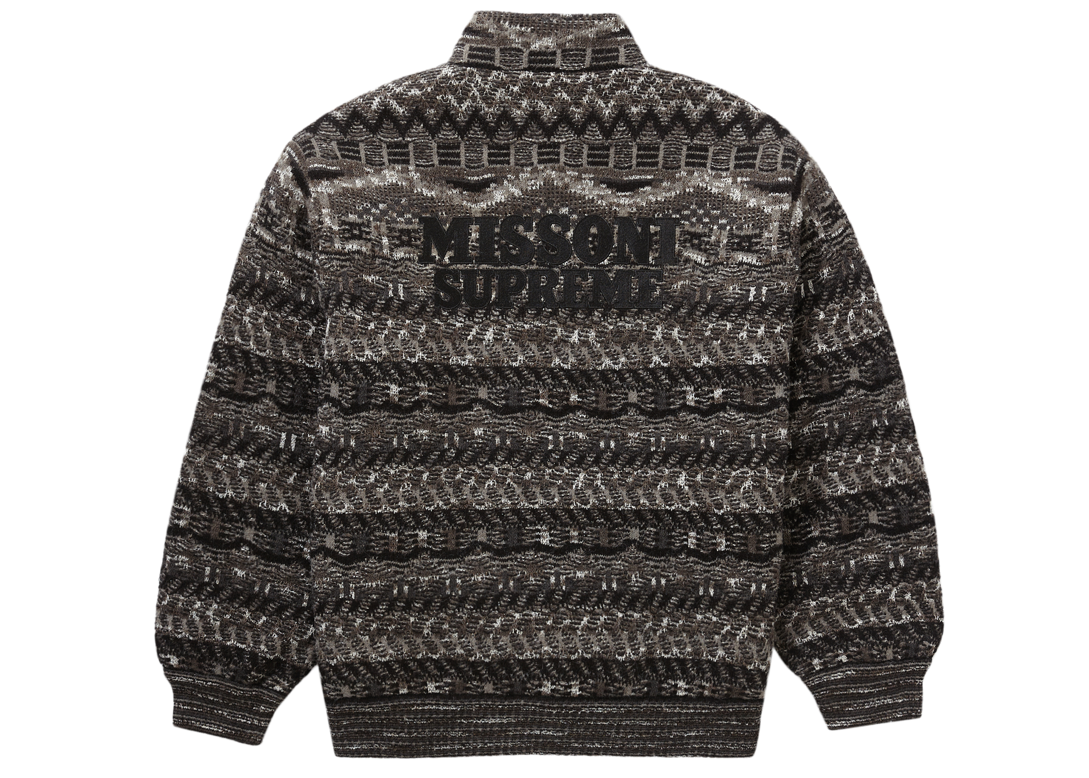Supreme Missoni Reversible Knit Jacket Black Men's - FW21 - US