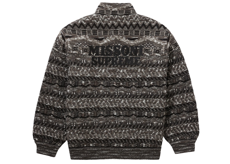 Supreme Missoni Reversible Knit Jacket Black Men's - FW21 - US