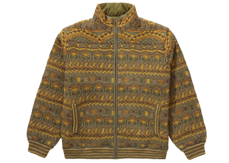 Supreme Missoni Reversible Knit Jacket Olive - FW21 Men's - US