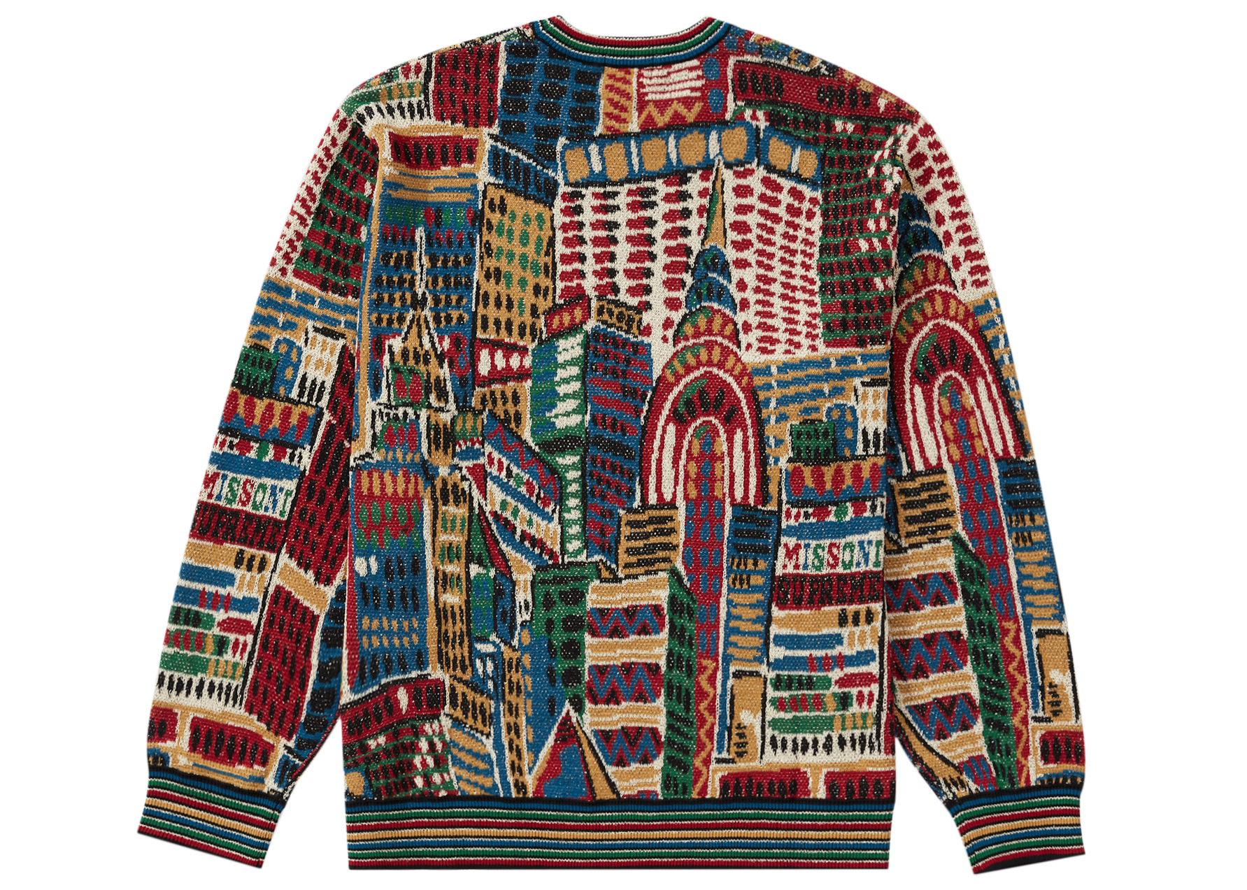 Supreme Missoni Sweater Burgundy