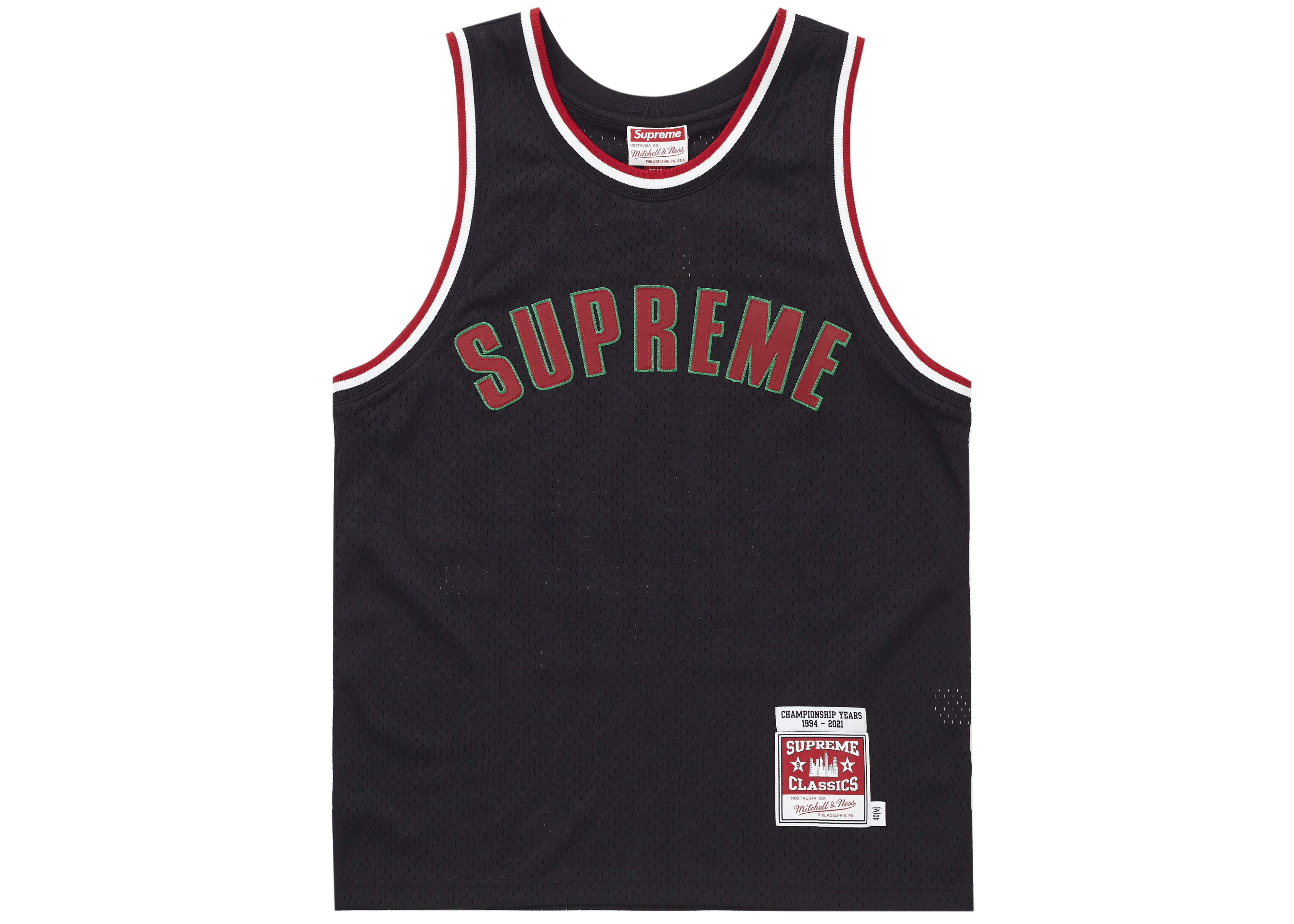 Supreme Mitchell & Ness Basketball Jersey Black