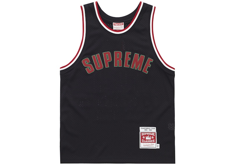 Supreme Mitchell & Ness Basketball Jersey Black メンズ - SS21 - JP