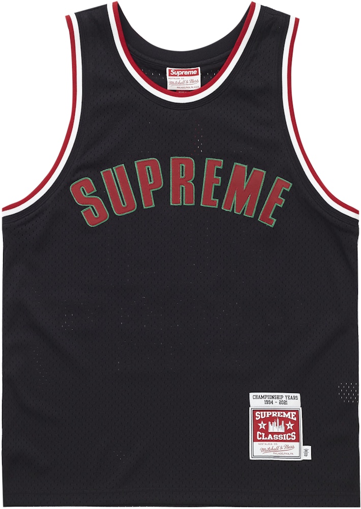 Supreme Mitchell & Ness Basketball Jersey Black - SS21