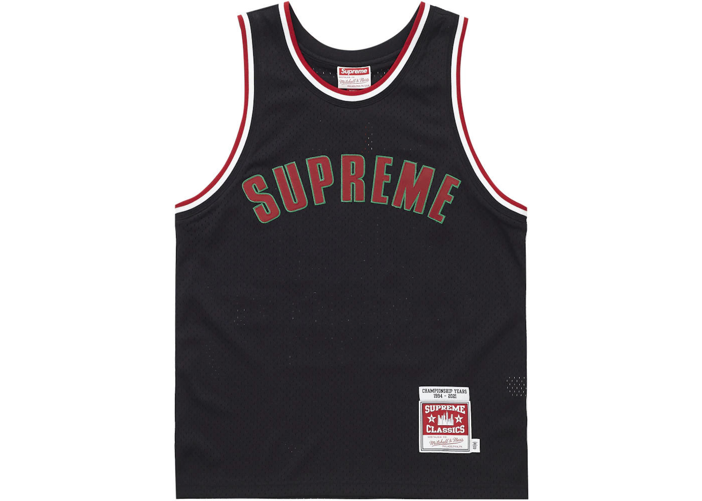 Supreme Mitchell & Ness Basketball Jersey — La Suprema Calidad