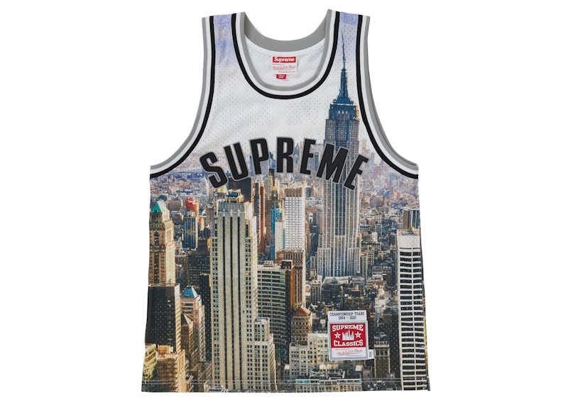 Supreme Mitchell & Ness Basketball Jersey Skyline メンズ - SS21 - JP