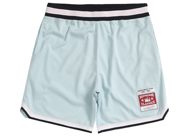 Supreme Mitchell & Ness Basketball Short Light Blue メンズ - SS21 - JP