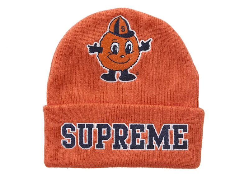 Supreme Mitchell & Ness NCAA Beanie Orange - FW24 - JP