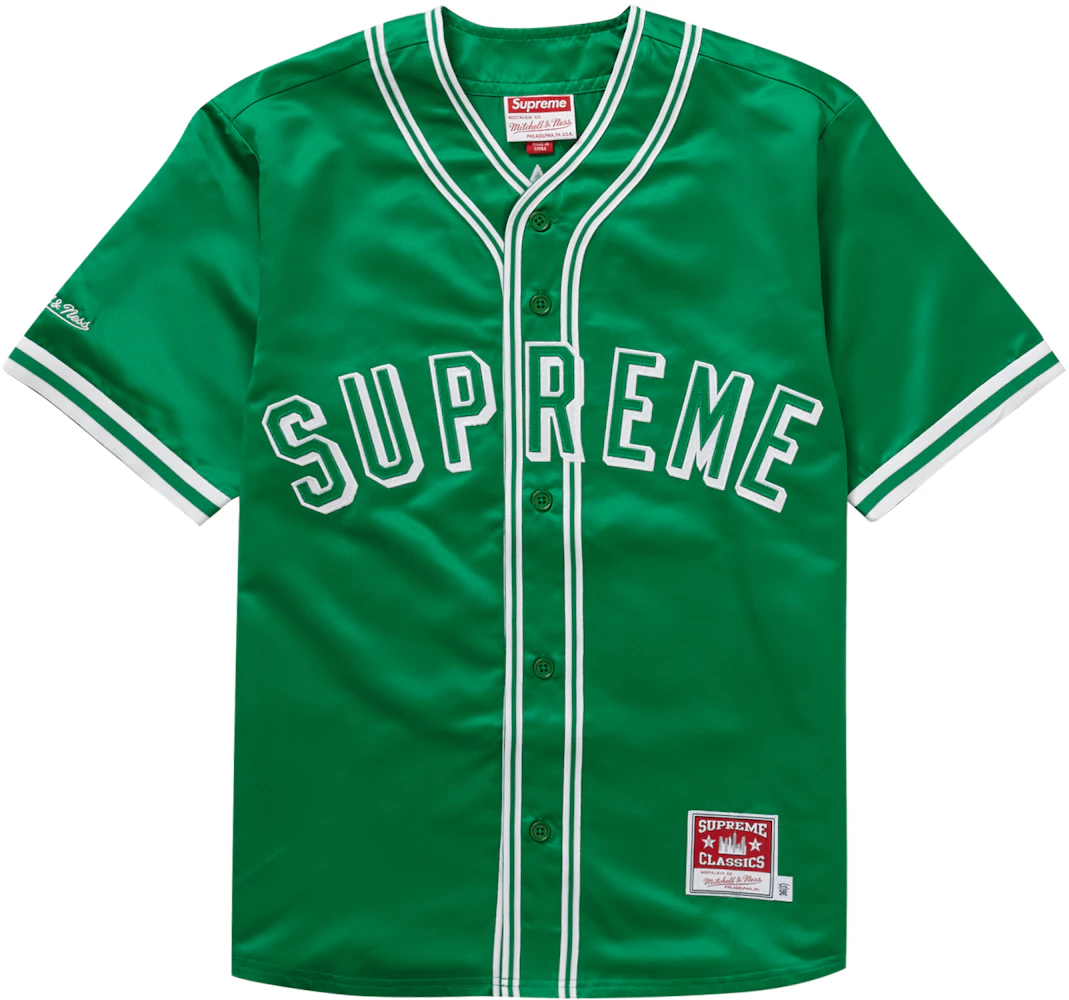 Buy Supreme Patches Denim Baseball Jersey 'Natural' - SS21KN39 NATURAL